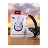 P47 BLUETOOTH KULAK ÜSTÜ KULAKLIK KATLANABİLİR HAFIZA KARTLI FM RADYO ÖZELLİKLİ