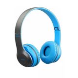 P47 Extra Bass Edr 5.0 Bluetooth Mp3 Fm Radyo Sd Kart Kablosuz Katlanabilir Kulaklık - Mavi
