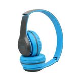 P47 Extra Bass Mp3 Fm Radyolu Bluetooth 4.1 Kulak Üstü Kulaklık mavi