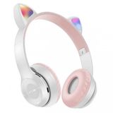 P47m Yeni Nesil Led Işıklı Kablosuz Bluetooth Kedi Kulaklık 5.0v