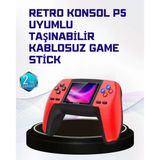 P5 Retro Oyun Konsolu | Ergonomik Tasarım, Taşınabilir Mir32492483