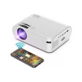 P62 1080P Destekli Mini Wifi Projeksiyon Cihazı Hdmı Girişli, İos & Android Telefon Yansıtma, Taşınabilir Projektör
