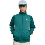 P692462 Puma Ess T7 Poly Track Jacket Erkek Ceket Siyah - Yeşil