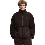 P694562 Puma Hybrid Sherpa Jacket M Erkek Ceket Siyah - L - Kahve