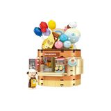 P881201 Panlos Teddy Bear Koleksiyonu Dondurma Dünyası 354 Parça Block Oyuncak Vitrin