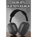 P9 Plus Hi-Fi Ses Kalitesi Ayarlanabilir Mikrofonlu Bluetooth Kulaklık Siyah ( Lisinya )