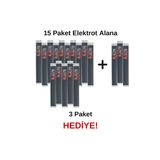 PA Siyah İnce Plastik Kaynak Elektrodu-15 Paket Alana 3 Paket Elektrot Hediye