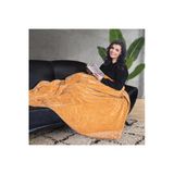 Pababo Çoban Dikişi 150*200 Cm Pelüş Tv Battaniyesi (%100 Yerli)