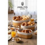 PABLITO HOME 3LÜ BAMBU SEPET