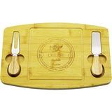 Pablito Home Pablıto Home PBT-331 Kahvaltı Peynir Sunum Pano 1.5cm 19X29CM 2peynir Bıçak Ahşap Saplı Ahşap Bambu