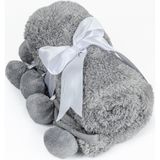Pabtex Bebek/çocuk Battaniyesi %100 Yerli - Gri