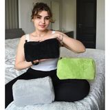 Pabtex Peluş Seyahat Çantası (Kısa Tüylü) - Yumuşak Ve Şık Tasarım - Yeşil