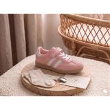 Pabuçland Unisex Kız Erkek Çocuk Retro Sneaker Cırtlı Hafif Taban Günlük Spor Ayakkabı - Pudra