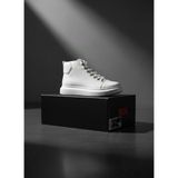 Pabucmarketi Bağcıklı Erkek Sneaker Bot Beyaz (Beyaz Taban) - Renkli