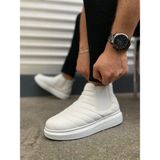 Pabucmarketi Beyaz Lastikli Erkek Sneaker Bot