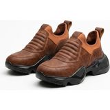 Pabucmarketi Taba Bağcıksız Yüksek Taban Erkek Sneaker Bot - Renkli