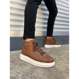 Pabucmarketi Taba (Beyaz Taban) Bağcıklı Erkek Sneaker Bot