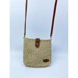 PACHİRA Kağıt Ip Kol Çantası+Telefon Çantası En 21 Cm.Uzunluk 20 Cm.Sap 116 Cm - Ekru