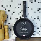 Paçi 22 cm Mat Siyah Granit Tava