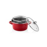 Paçi Betty Kırmızı Kızartma Tenceresi 22 Cm 4.5 Lt