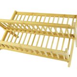 Paçi Kitchen Serisi Bambu Katlanabilir Tabaklık - Bulaşıklık 47x32 cm