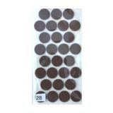PACIFIC 2 Paket Mobilya Sandalye Parke Zemin Koruyucu Yapışkanlı Keçe Çap-28mm