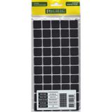 Pacific 20x20 mm Siyah Yapışkanlı Keçe