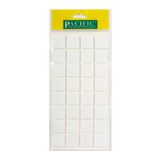 Pacific 25*25 mm Beyaz Yapışkanlı Keçe