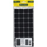 Pacific 6025 Bl Yapışkanlı Keçe 25 mm x 25 mm Siyah - 001-Renkli - Belirtilmemiş