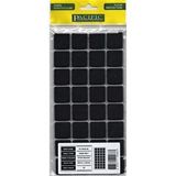 Pacific 6025 Bl Yapışkanlı Keçe 25 Mm X 25 Mm Siyah Renksiz