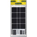 Pacific 6040 BL Yapışkanlı Keçe 40 mm X 40 mm Siyah