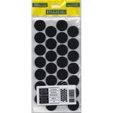 Pacific 6128 Bl Yapışkanlı Keçe 28 mm Siyah - 8698771400901
