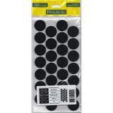 Pacific 6128 Bl Yapışkanlı Keçe 28 mm Siyah - Çok Renkli