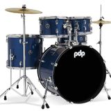 Pacific Drums PDP centerstage 22 Inch 5-Parça Akustik Davul Seti (Royal Blue Sparkle)