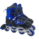 Pacific Sport Pacific Vr1 Sport Işıklı Ayarlanabilir Silikon Tekerlek Paten - Mavi - 34 - 37