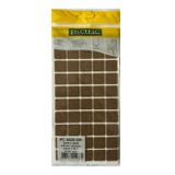 Pacific Yapışkanlı Mobilya Masa Sandalye Altı Zemin Ayak Koruyucu Kaydırmaz Keçe 20X20 Mm - 50 Adet