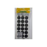 PACIFIC Yuvarlak Yapışkanlı Sandalye Koltuk Mobilya Ayak Keçesi Felt 30 Mm Siyah