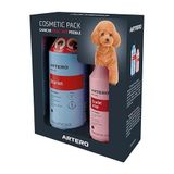 Pack Caniche Red Artero – Scarlet Şampuan + Scarlet Vital Yüz Maskesi, Kırmızı ve Kahverengi Kürkler, Nemlendirme, Parlaklık ve Manto Beslenmesi için Renk Güçlendirici