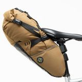 PACK2RIDE Inova Bikepacking Sele Tur Bisiklet Çantası - Su Geçirmez-Geniş Hacimli- Sallanmaz- Reflektif Detaylı -Dağ,Tur, Yol, Gravel Bisikletlerine Uygun -Fonksiyonel ve 18L Kayote Kahverengi