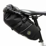 PACK2RIDE Inova Light Bikepacking Sele Tur Bisiklet Çantası - Su Sızdırmaz Kumaş-Geniş Hacimli- Sallanmaz- Reflektif Detaylı -Dağ,Tur, Yol, Gravel Bisikletlerine Uygun -Fonksiyonel ve 11L Siyah
