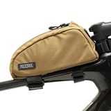 PACK2RIDE TopRock L Kadro Üstü Bikepacking Bisiklet Çantası - Suya Dayanıklı-Tek Elle Açılabilir, Gevşemez, Sarsılmaz - Dağ, Şehir,Tur, Yol, Gravel Bisikletlerine Uygun - Şık, 1L-Kayote Kahverengi