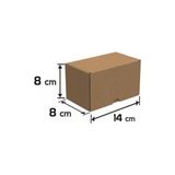 Packanya 14X8X8- 25 Adet Kilitli E Ticaret Karton Kargo Kutusu