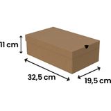 Packanya 32,5X19,5X11 - Kendinden Kapaklı Ayakkabı Kutusu - 25 Adet