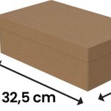 Packanya 32,5X19,5X11 - Kendinden Kapaklı Ayakkabı Kutusu - 500 Adet