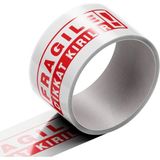 Packanya Dikkat Kırılır - Fragile Baskılı Koli Bandı 70 mm x 40 cm - 12 Adet