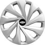PackGar Chevrolet Aveo 14 Inç Jant Kapağı Amblemli Gri 4'lü Takım 129