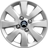 PackGar Citroen 14 Inç Uyumlu Jant Kapağı Amblemli Gri 4 Adet 1 Takım 137