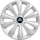 PackGar Citroen C4 Picasso 16 Inç Jant Kapağı Amblemli Gri 4 Adet 1 Takım 143