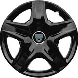 PackGar Dacia Logan 201 Amblemli Piano Black 4'lü Set 14 İnç Jant Kapağı
