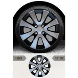 PackGar Fiat Egea Linea Doblo Fiorino Punto 15'' İnç Jant Kapağı 1 ADET Çift Renk 301